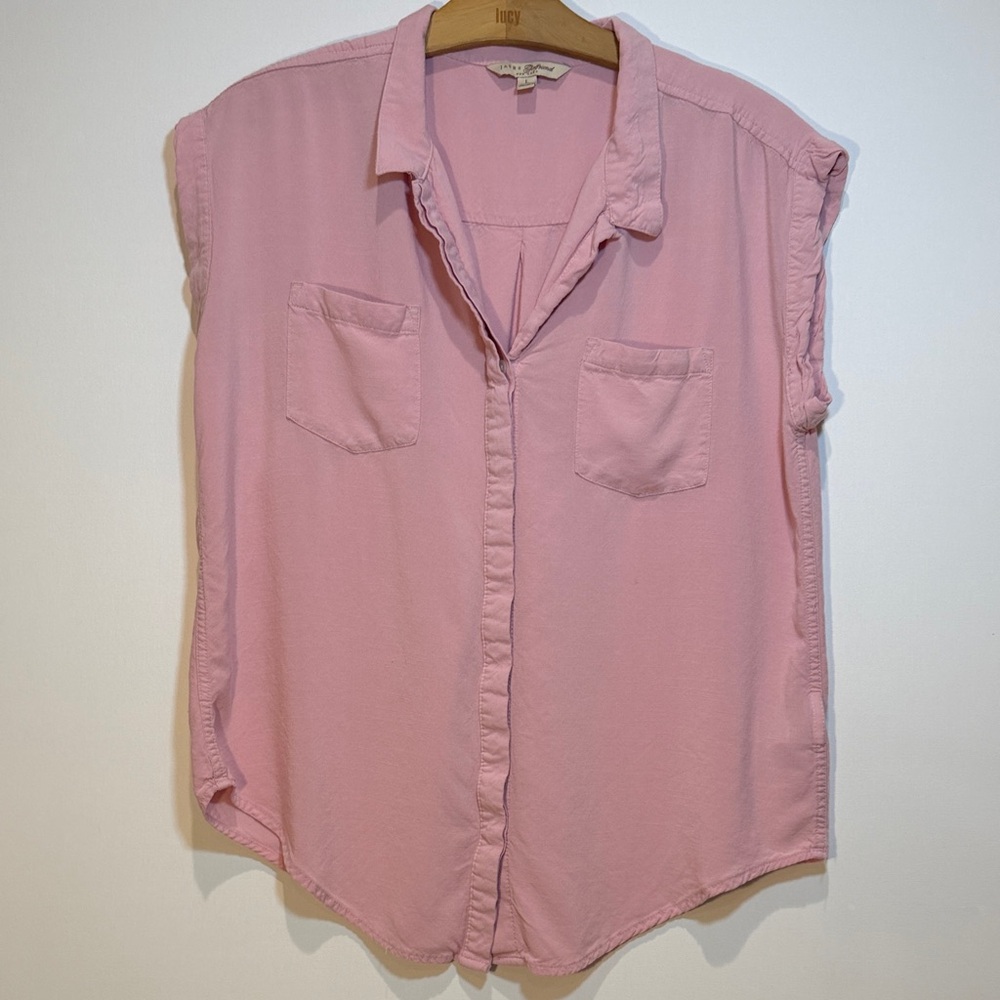 Jach’s New York Girlfriend Light Pink Button-Down Short Sleeve Shirt